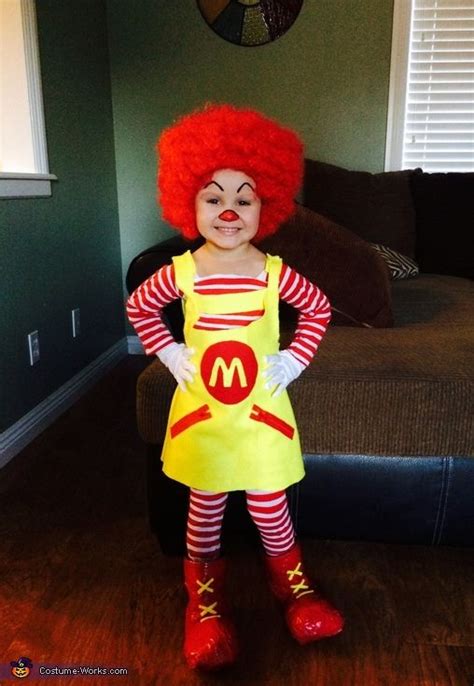 Playful Ronald McDonald Costume