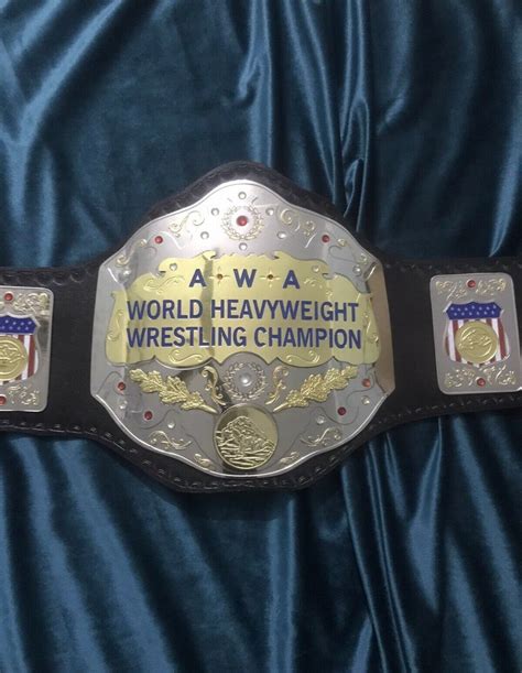 AWA World Heavyweight Wrestling Championship Belt Replica | Etsy