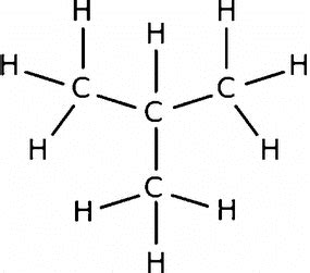 The structure of an isobutane molecule | Download Scientific Diagram