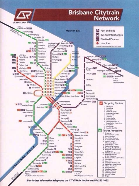 City train network in the early 90's. Interesting features of this map: Lack of the Airport ...