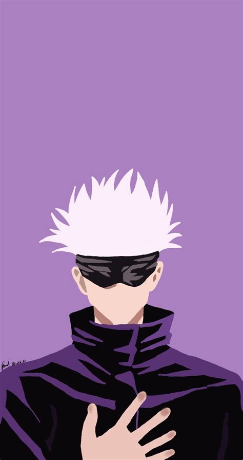 Minimalist Anime Wallpaper Gojou Jujutsu Kaisen DO NOT REMOVE WATERMARK ...