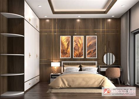 1721 Interior Bedroom Sketchup Model Free Download Modern Living Room Interior, Small Apartment ...