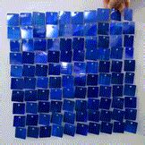 Royal Blue Shimmer Wall Panels – Easy Setup Birthday/Event/Theme Party – ubackdrop