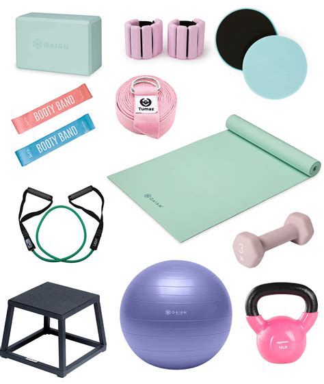 At Home Workout Equipment - Blush & Blooms