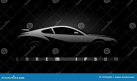 Black Car Silhouette Vector Illustration | CartoonDealer.com #70394288