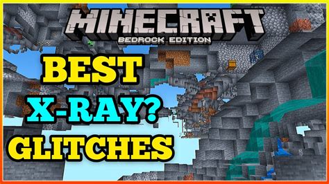 Minecraft Bedrock X RAY Glitch Tutorial 2021 (1.17 part 1) XBOX ...