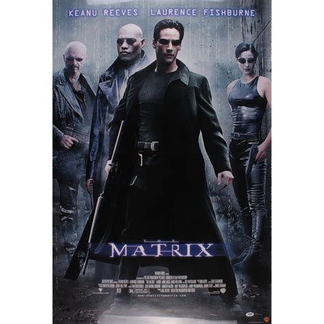 Keanu Reeves Signed "The Matrix" 27x40 Movie Poster (PSA Hologram ...