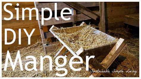 Easy DIY Manger - Great for nativity scenes - YouTube