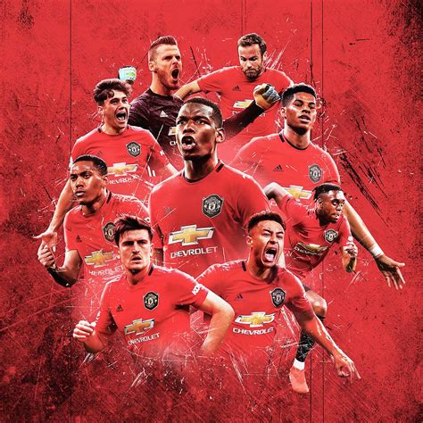 Manchester united squad Digital Art by Adnan Cute - Fine Art America