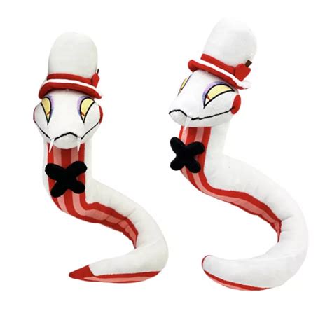 HAZBIN HOTEL LUCIFER serpente peluche cappello serpente bianco bambola giocattoli EUR 19,92 ...