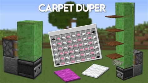 Carpet Duplicator In Minecraft - Carpet Vidalondon