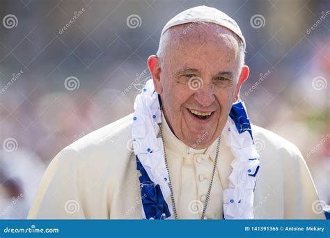 Vatican City, September 03, 2016: Pope Francis Close Up Editorial Photo ...