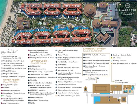 Resort Map | Majestic Mirage Punta Cana | Punta Cana, D.R.