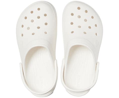 Crocs™ White / White/white Crocband Platform Clog - Lyst