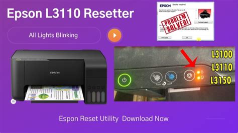 Epson l3110 Service Required | Top 3 Problems of l3110 Printer