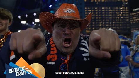 Broncos fans react in Detroit after Denver selects QB Bo Nix