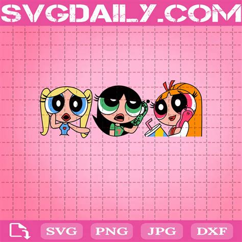 Powerpuff Girls Svg - Svgdaily Daily Free Premium Svg Files