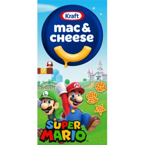 Kraft Mac & Cheese Macaroni and Cheese Dinner with Super Mario Power-Up ...