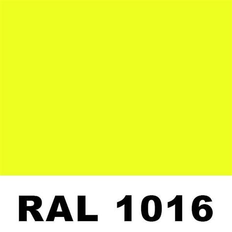 RAL 1016 -Sulphur Yellow