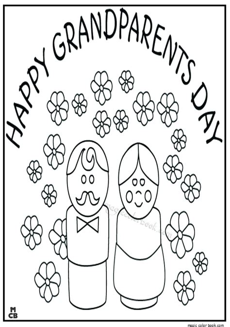 Grandparents Day Coloring Pages Free at GetDrawings | Free download