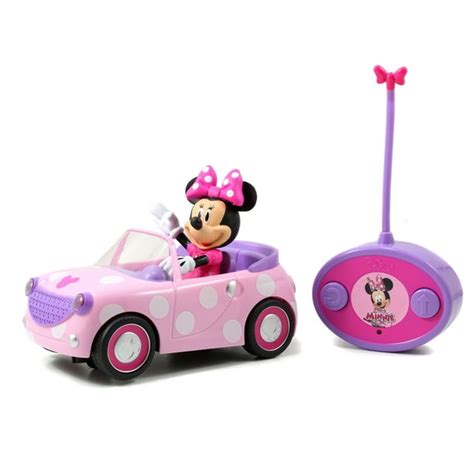 Jada Toys Classic Roadster Minnie Mouse Battery-Powered RC Car, 32944 ...