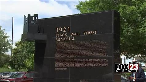 1921 Black Wall Street Memorial refurbished, unveiled ahead of 100th ...