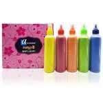 Ascension Rangoli Powder Colors Bottles 80 gm Each Design Creativity Diwali Floor Rangoli Art ...