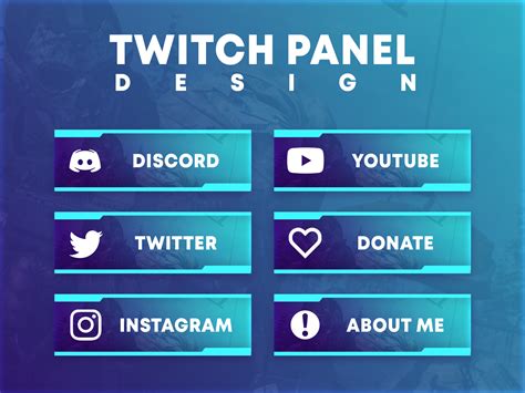 Twitch Panel Size Template