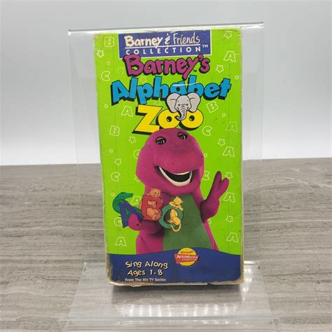 Barney - Barneys Alphabet Zoo (VHS, 1994) Tested Working White Tape 45986020017 | eBay