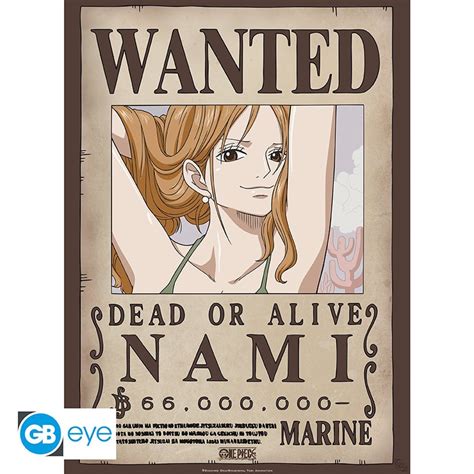 One Piece Wanted Poster Nami