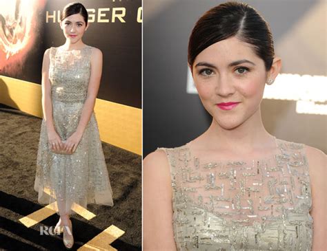 Isabelle Fuhrman In Oscar de la Renta - 'The Hunger Games' LA Premiere ...