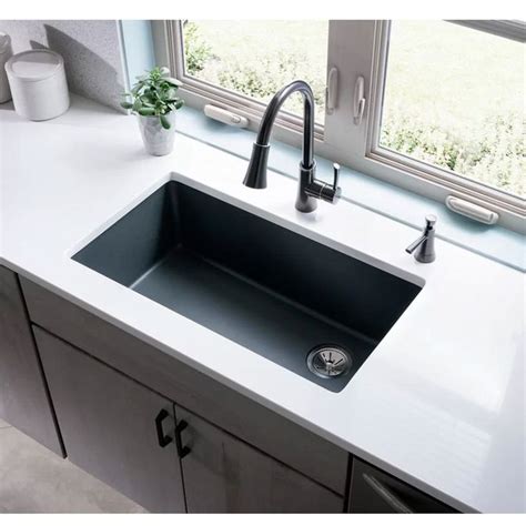 Quartz Composite Sink - Kitchen Faucet Style Ideas