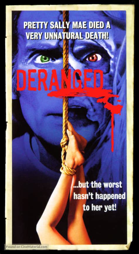 Deranged (1974) - Posters — The Movie Database (TMDB)