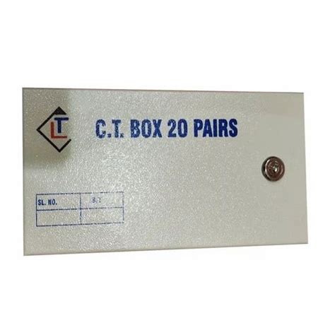 Rectangular Mild Steel Cable Terminal Box 20 Pair at Rs 3000/meter in ...