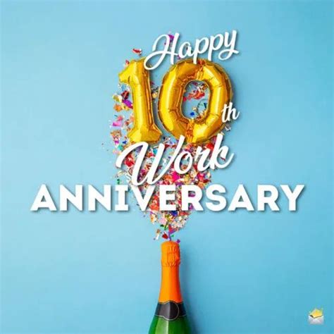 Congrats 10 Year Work Anniversary - Jammie Joeann