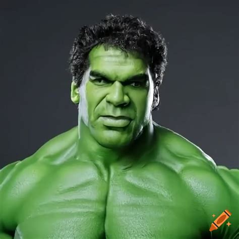 Eric Bana portraying Hulk in 2024 on Craiyon