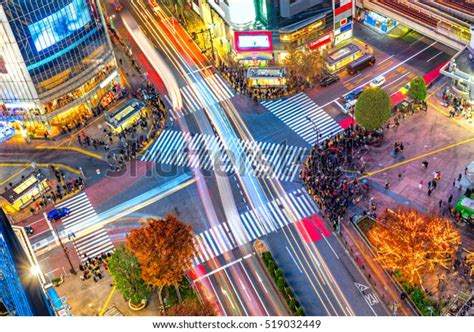 Aerial View Shibuya Crossing Tokyo Scramble Stock Photo 519032449 | Shutterstock