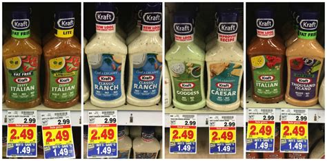 Kraft Salad Dressing ONLY $0.74 at Kroger!! - Kroger Krazy