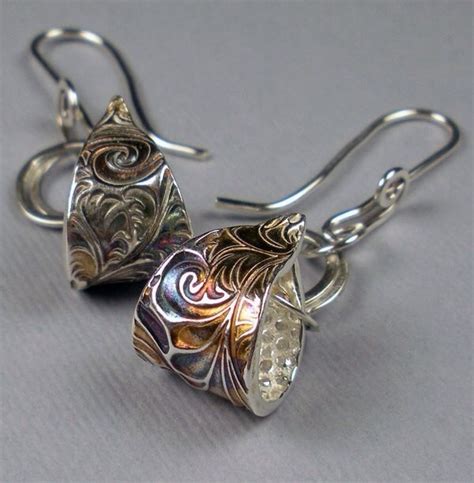 PMC earrings | Precious metal clay jewelry, Metal clay jewelry, Metal jewelry