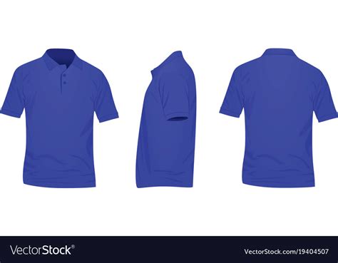 Navy Blue Polo Shirt Template