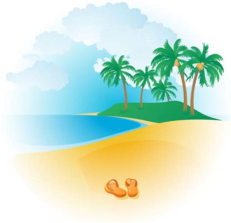 Tropical Beach Clip Art - Cliparts.co