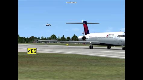 Delta md-88 takeoff and delta 767 landing at Hartsfield--Jackson Atlanta International Airport ...