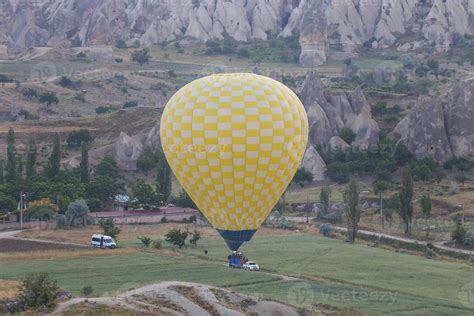 Hot Air Balloon in Cappadocia Valleys 10245396 Stock Photo at Vecteezy