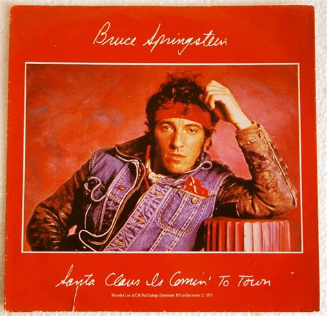 Bruce Springsteen – Santa Claus Is Comin' To Town (1985, Vinyl) - Discogs