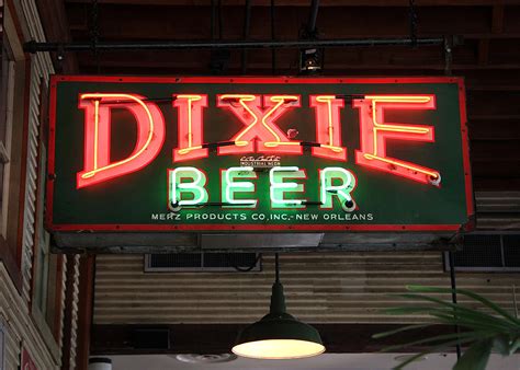 Antique Dixie Beer Neon Sign Photograph by Debi Dalio