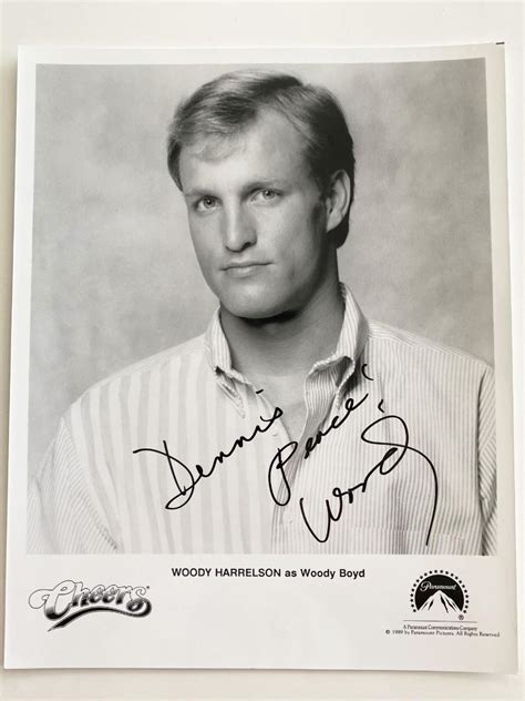 Cheers Woody Harrelson signed photo | EstateSales.org