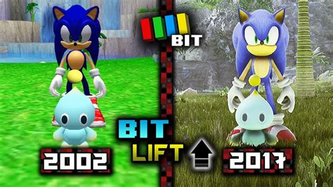 Sonic Adventure 2 Chao Garden (2002) vs. (2017) Graphics | Bit Lift ...