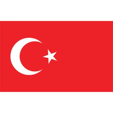 VLAG TURKIJE 20 x 30cm – BELSHIP.COM