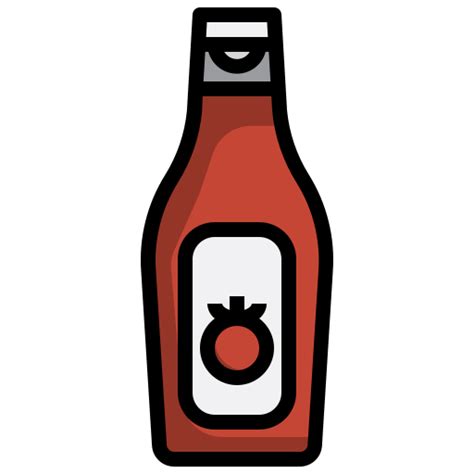 Ketchup Generic Outline Color icon