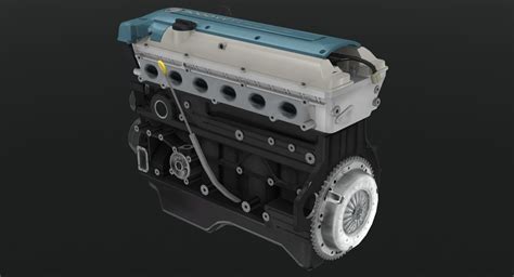 3D model Toyota 2JZ GTE VVTi engine VR / AR / low-poly | CGTrader